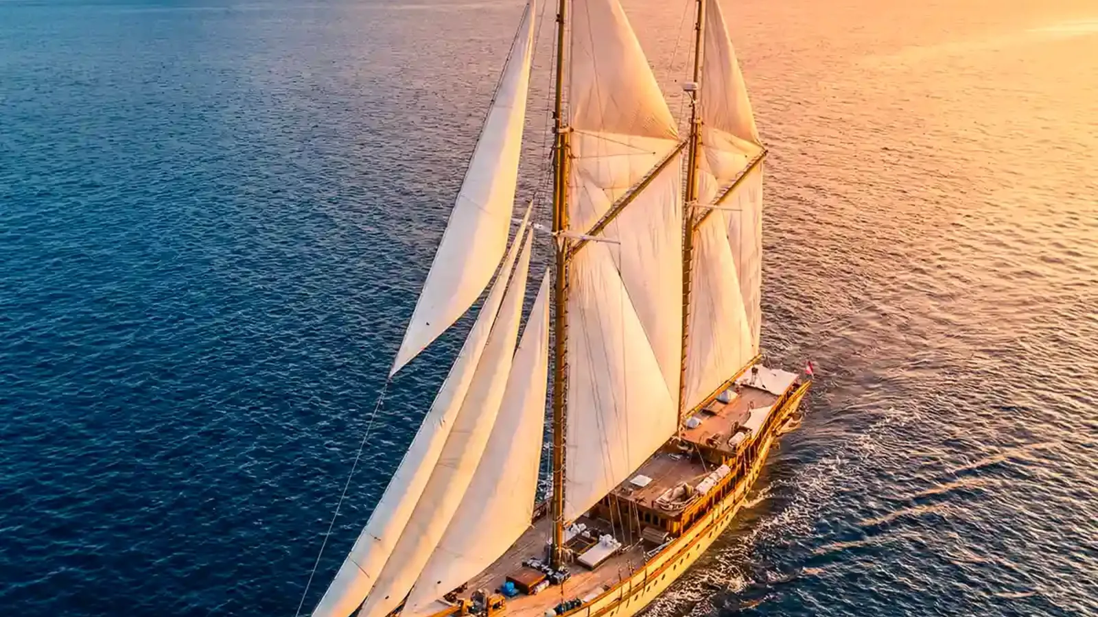 Phinisi liveaboard boat in Komodo waters