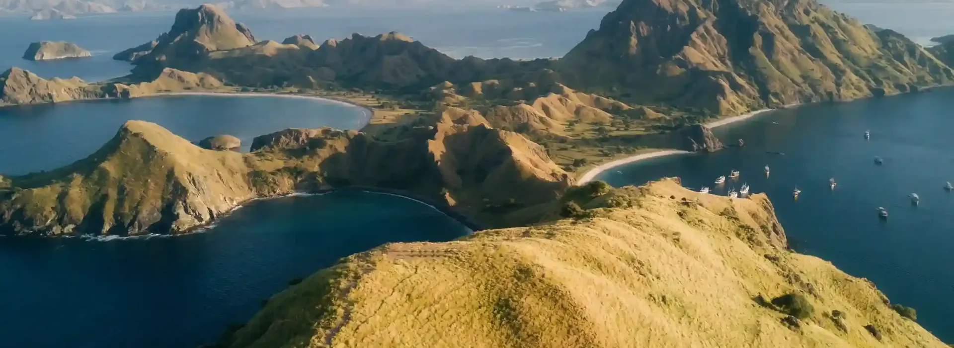 Padar Island view in Komodo National Park